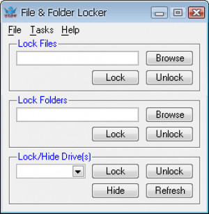 File and Folder Locker - náhled