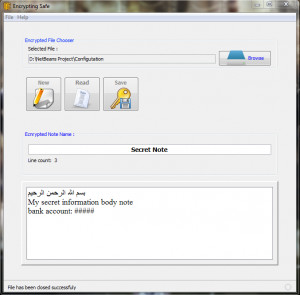 Encrypting Safe - náhled