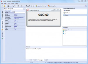pdScript IDE - náhled