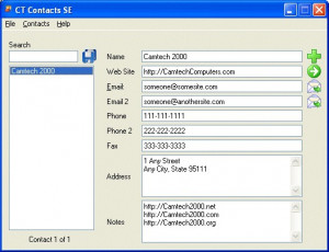 CT Contacts SE - náhled