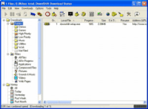DownShift Download Manager - náhled