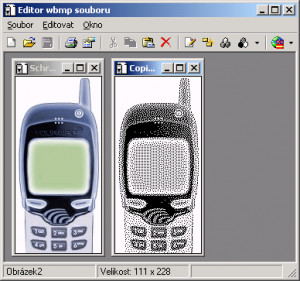 WBMP File Generator - náhled