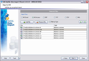 EMS MySQL Data Import - náhled