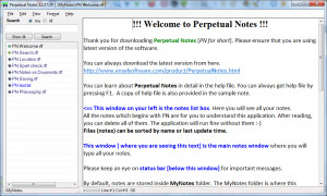 Perpetual Notes - náhled