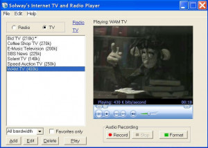 Solway's Internet TV and Radio Player - náhled