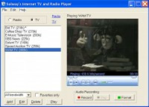 Solway's Internet TV and Radio Player - náhled