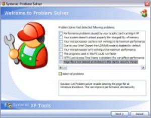 Systerac XP Tools - náhled