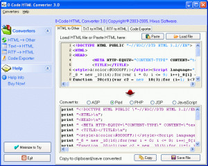 0-Code HTML Converter - náhled