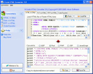 0-Code HTML Converter - náhled