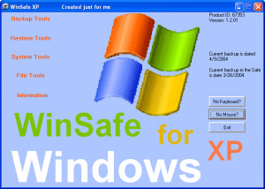 WinSafe XP - náhled