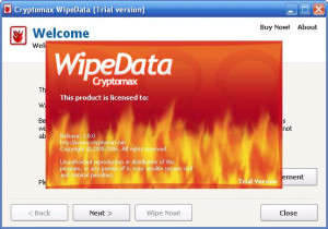 WipeData - náhled