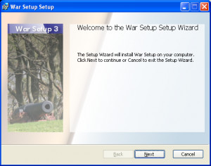 War Setup - náhled
