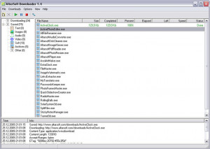Altarsoft Downloader - náhled