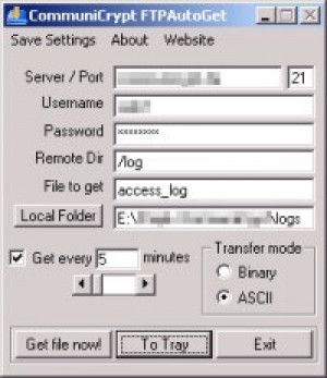 CommuniCrypt FTPAutoGet - náhled