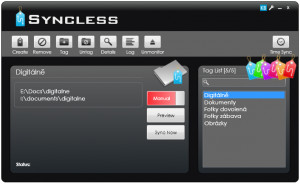 Syncless - náhled