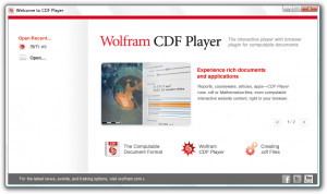 Wolfram CDF Player - náhled