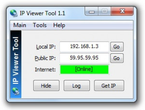 IP Viewer Tool - náhled