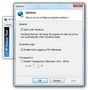 IP Viewer Tool - náhled