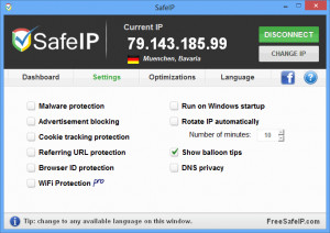 Safe IP - náhled