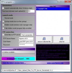 Easy Cyclic Upload Files To FTP - náhled
