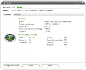 NANO AntiVirus - náhled