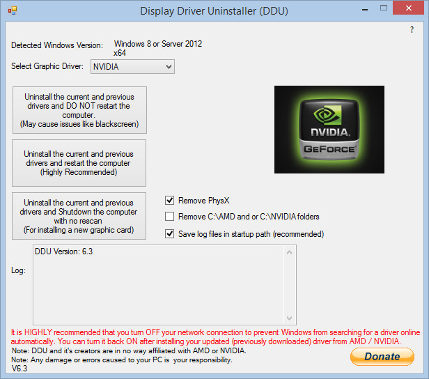 download the new for android Display Driver Uninstaller 18.0.6.6