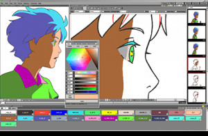OpenToonz - náhled
