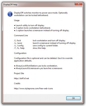 Display Power Off Utility - náhled