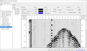SEG-D Viewer - náhled
