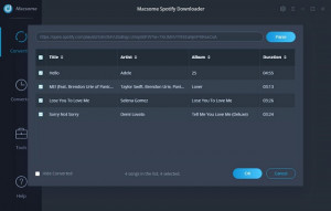 Macsome Spotify Downloader - náhled