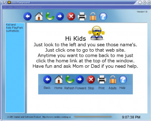 Kids Playground Web Browser - náhled