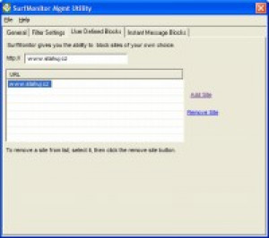 SurfMonitor Management Utility - náhled