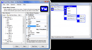 Visual Menu Maker - náhled