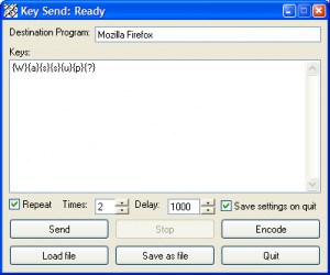 Key Send - náhled