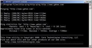 http-ping - náhled