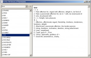 Inetio Dictionary of Synonyms - náhled
