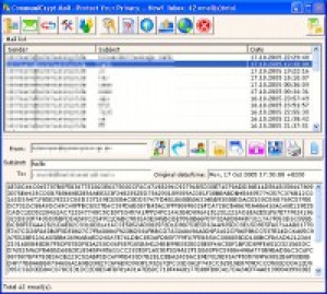 CommuniCrypt Mail - náhled