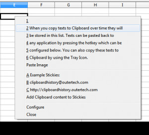 Clipboard History - náhled