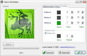 Alarm SkinMaker - náhled