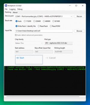 ltchiptool - náhled