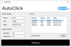 AutoClick - náhled
