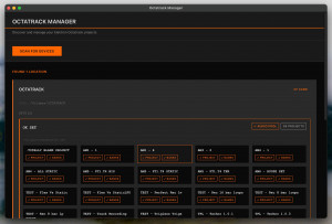 Octatrack Manager - náhled
