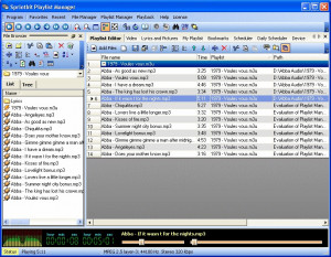 Sprintbit Playlist Manager - náhled