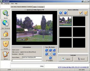 webcamXP - náhled
