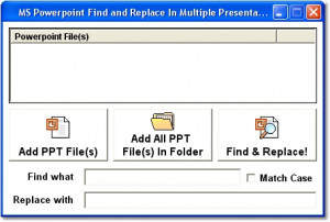 MS Powerpoint Find and Replace - náhled