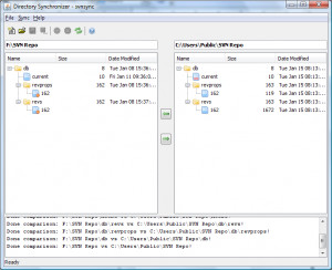 Directory Synchronization - náhled