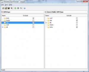 Directory Synchronization - náhled