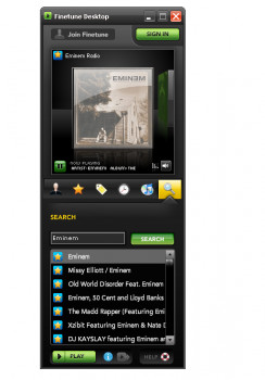Finetune Desktop - náhled