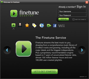 Finetune Desktop - náhled