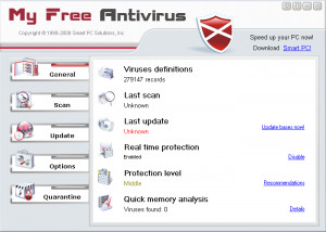 My Free Antivirus - náhled